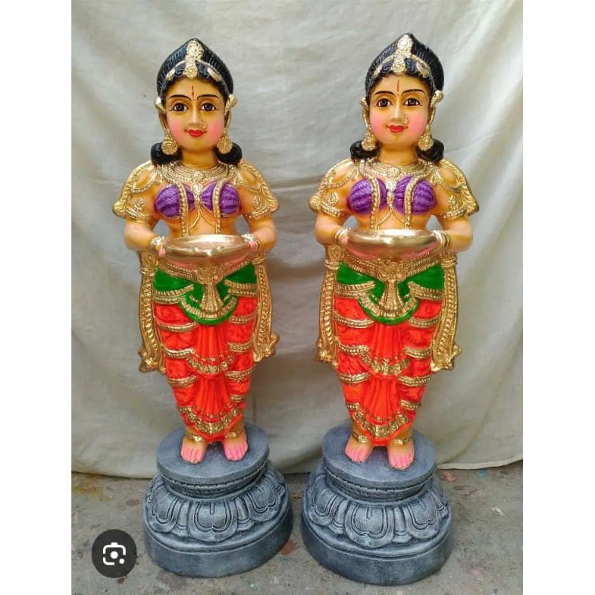Paper Mache Set Dolls